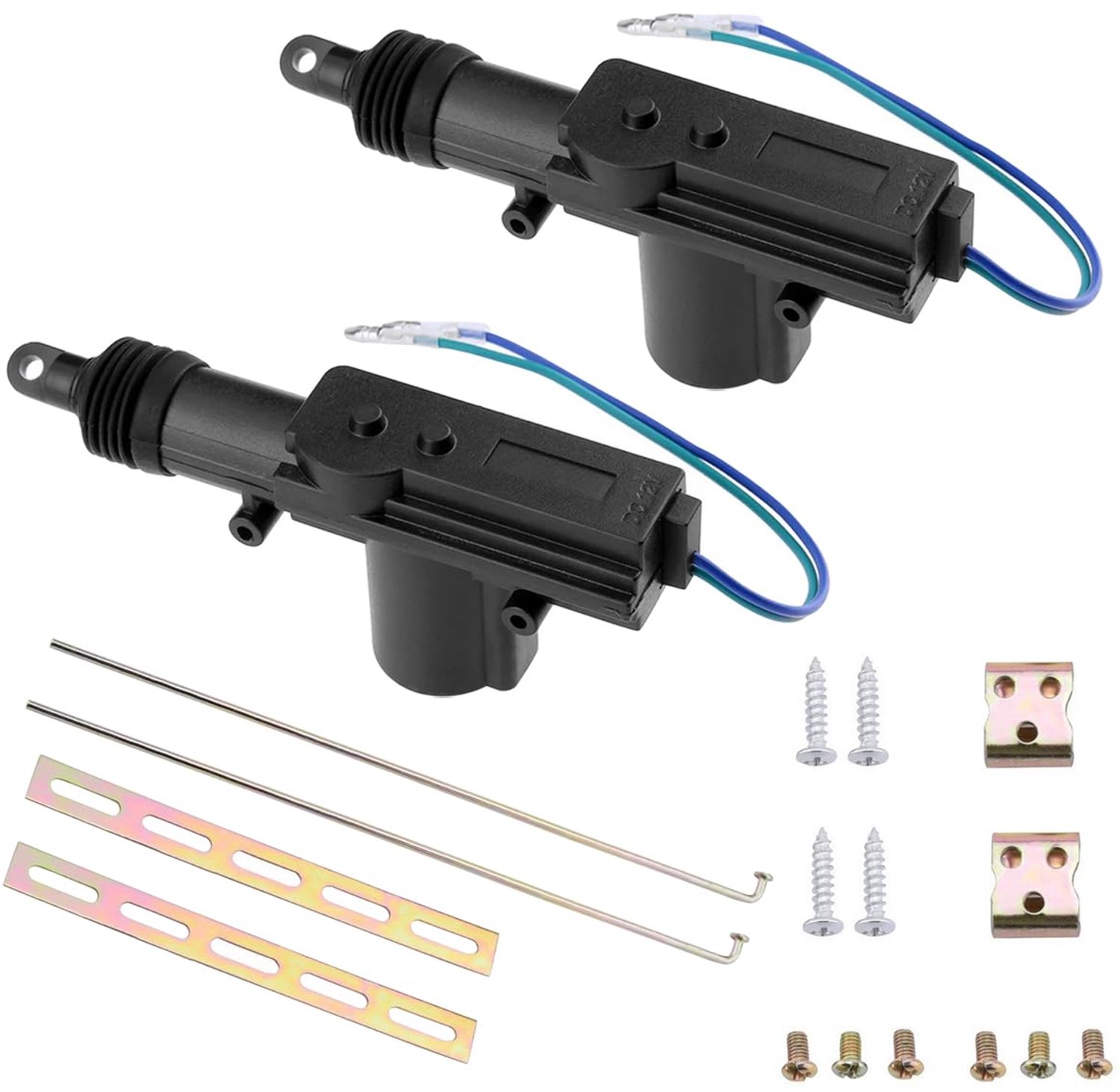 12V Deurvergrendeling Actuator Set van 2 voor Centrale Vergrendeling
