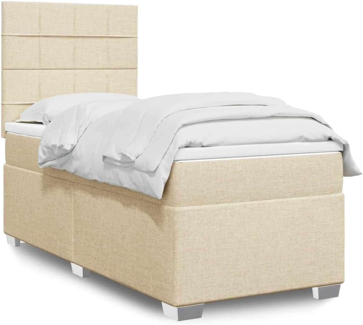 Pocketveringmatras Crème 100x200 cm