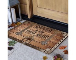 Humoristische welkomstmat - Grappige deurmat - Entree opfleuren - Antislip achterkant - 50x80 cm