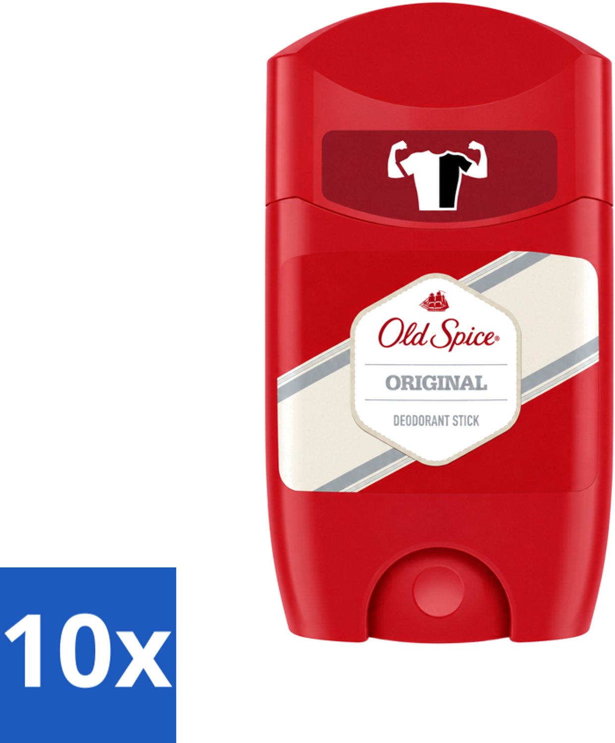 10 x Old Spice - Original - High Endurance - Deodorantstick - Langdurige Frisheid - 50 g - Voordeelverpakking - 10 stuks