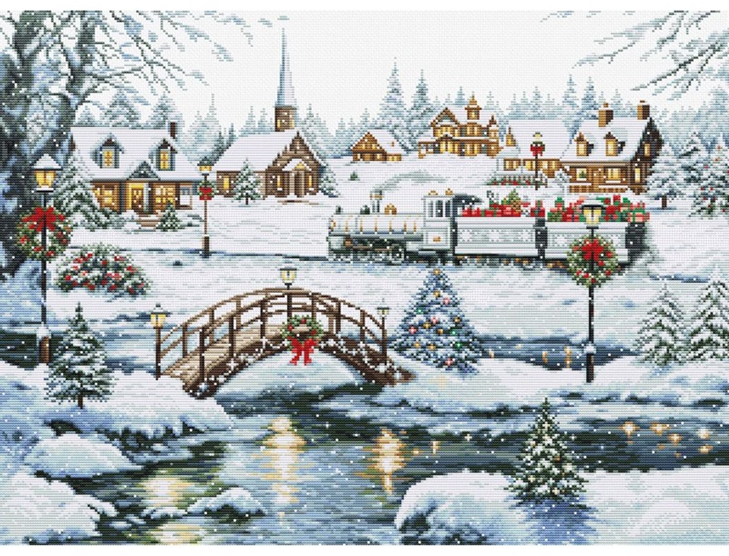 Borduurpakket Luca-S - Icy Lights - Ijzige Lichten - BU5111