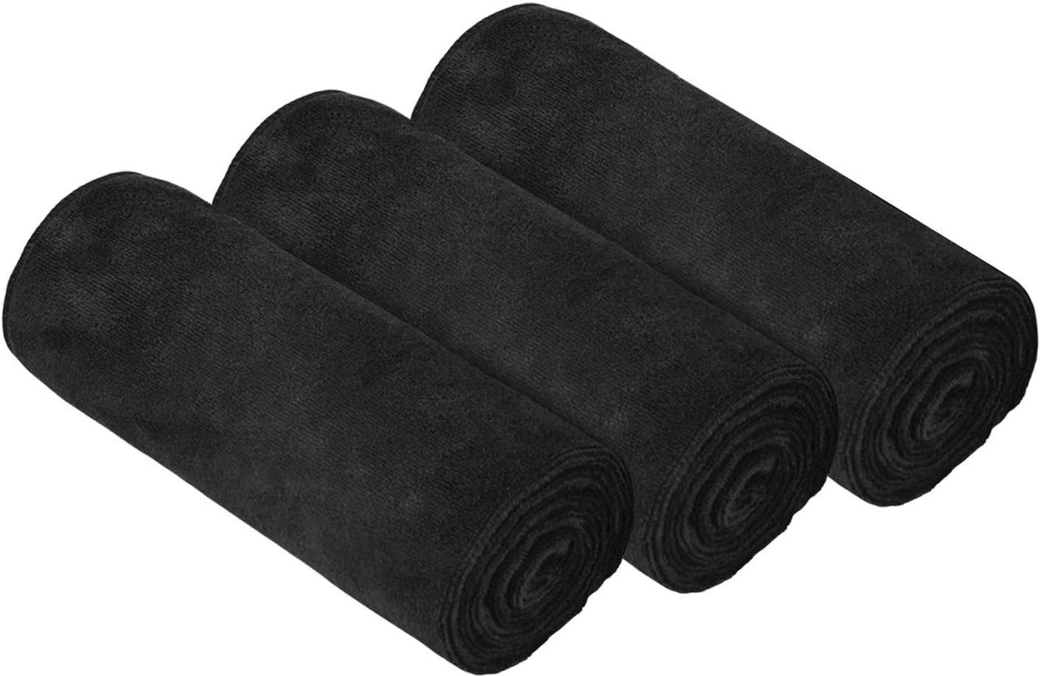 Set van 3 Microvezel Sporthanddoeken, Zacht en Sneldrogend, Absorberend voor Yoga, Camping en Fitness, 75cm x 35cm