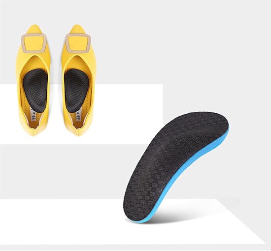 Orthopedische Inlegzolen voor Platvoeten met Steun voor de Voetboog, Verlichting van Hielpijn en Plantar Fasciitis — afbeelding 3