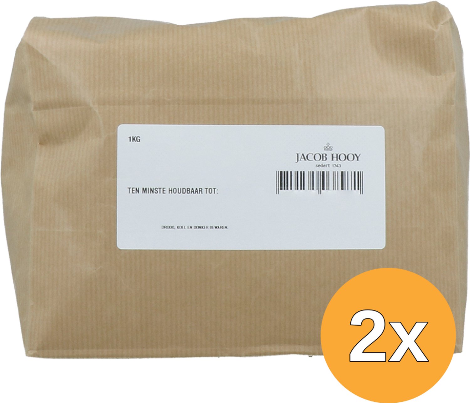 2x Jacob Hooy Darjeeling Thee (1000 gr)