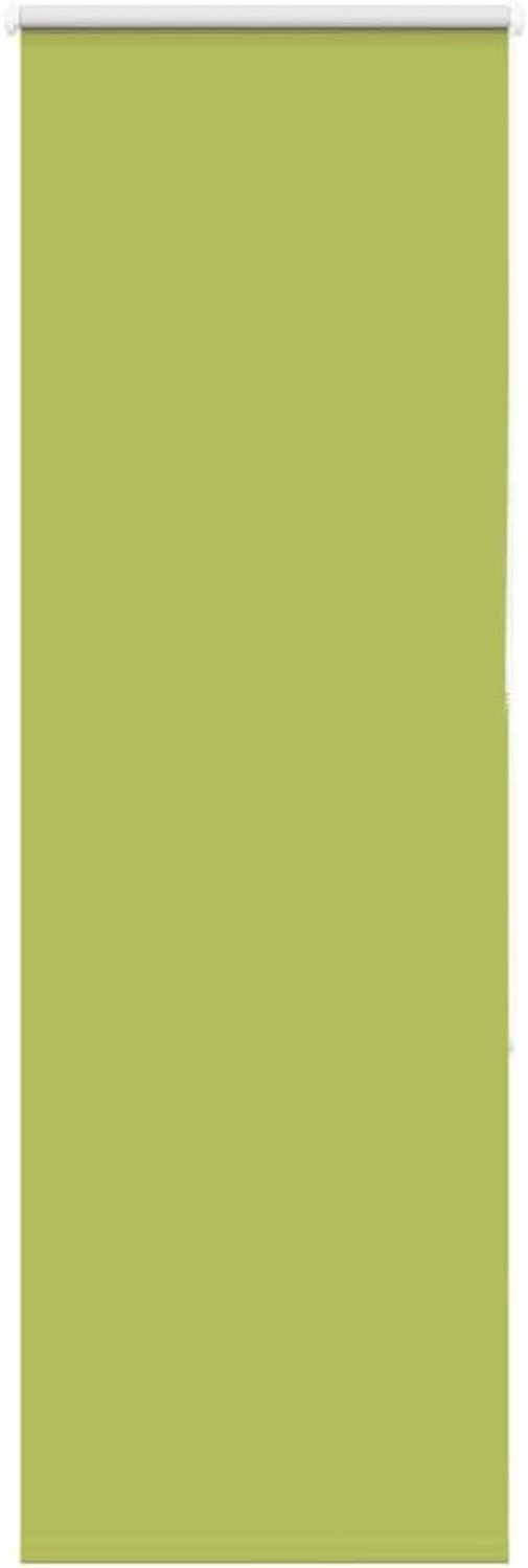 Rolgordijn groen 60x175 cm, stofbreedte 55,7 cm, 100% polyester voor inkijkbescherming, lichtbescherming en warmteregulering, monteerbaar met klemdragers of schroeven