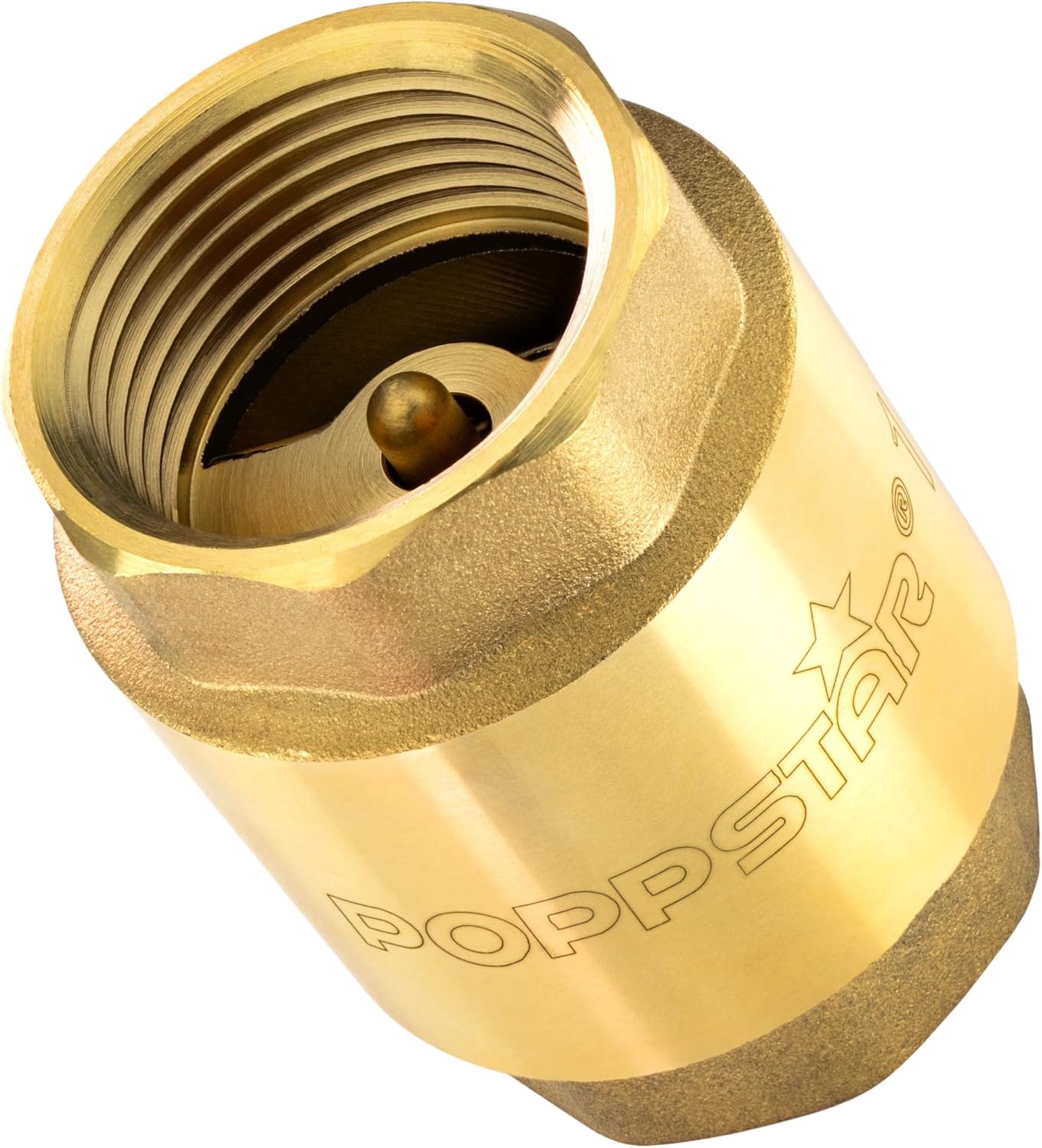 Terugslagklep 1 Inch Messing - Waterdicht & Roestvrij