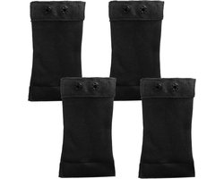 4 Stuks Body Verlenger voor Dames, Zachte en Comfortabele Body Extensie met Drukknoppen, Verlenging voor Strakke Kleding, Verstelbaar en Afneembaar