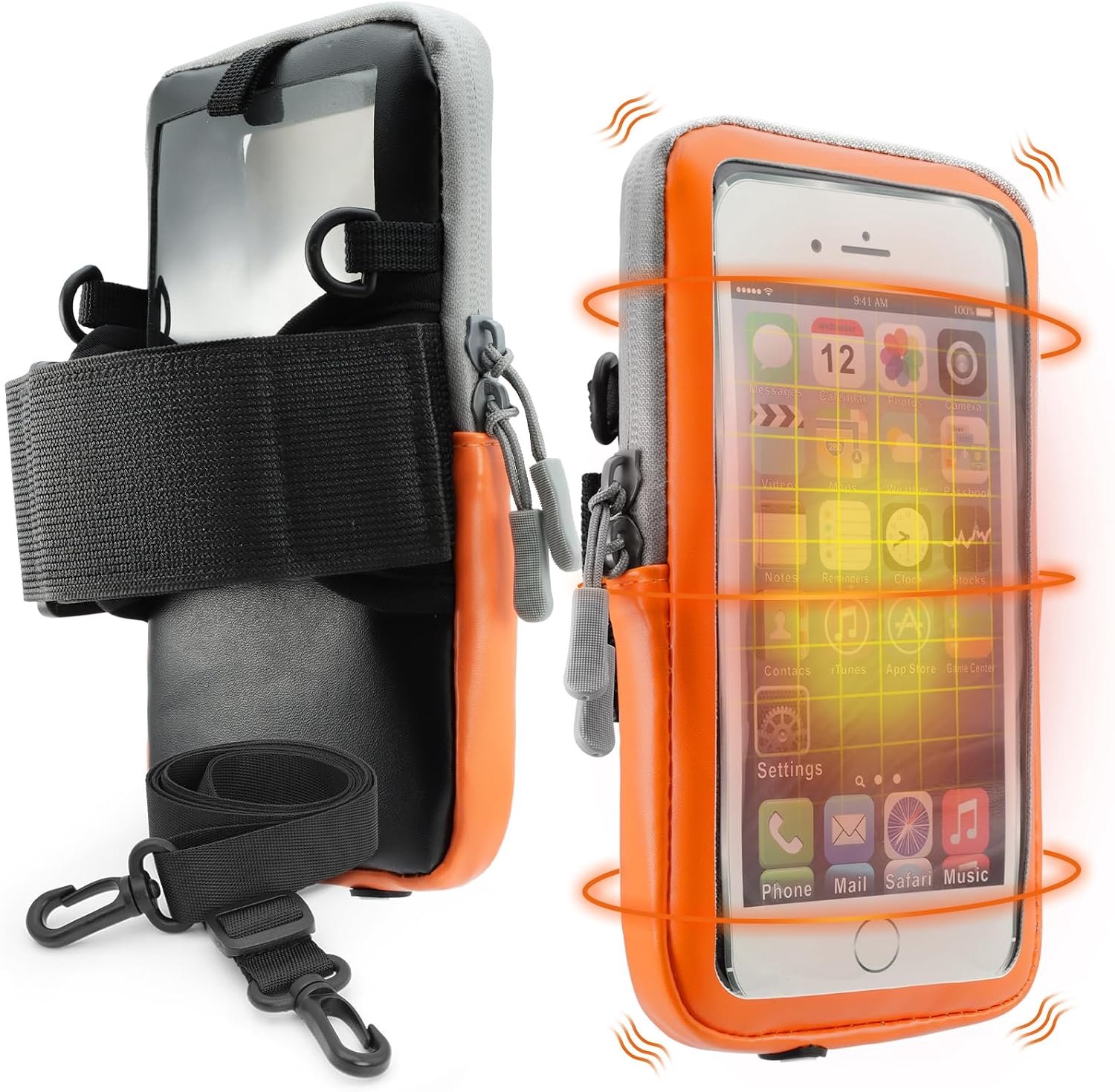 Thermohoes voor telefoon, voor zeer lage temperaturen, helpt de batterij te besparen, bescherming voor iPhone, Samsung, Huawei, Xiaomi smartphone enz.