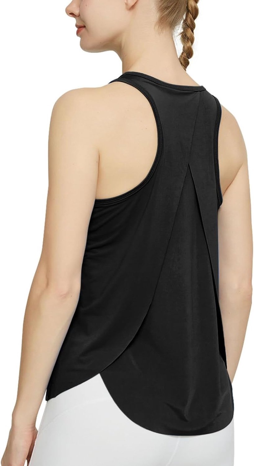 Tank Tops Voor Vrouwen Gym Atletische Mouwloze Running Tops Yoga Shirts Losse Fit Rugloze Sport Vest Workout Top Vrouwen Mouwloos