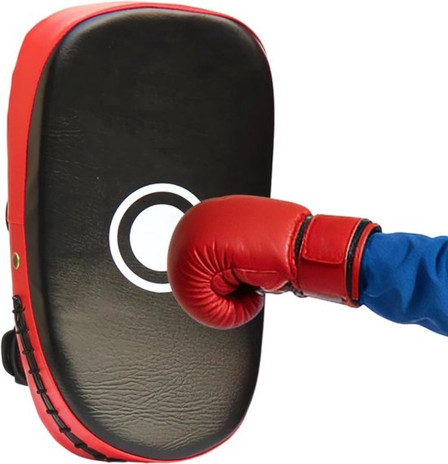 Bokstraining trainingspads - Stootkussen voor boksen - Vechtsporttraining - Gebogen ontwerp - 37 cm - Enkel attribuut