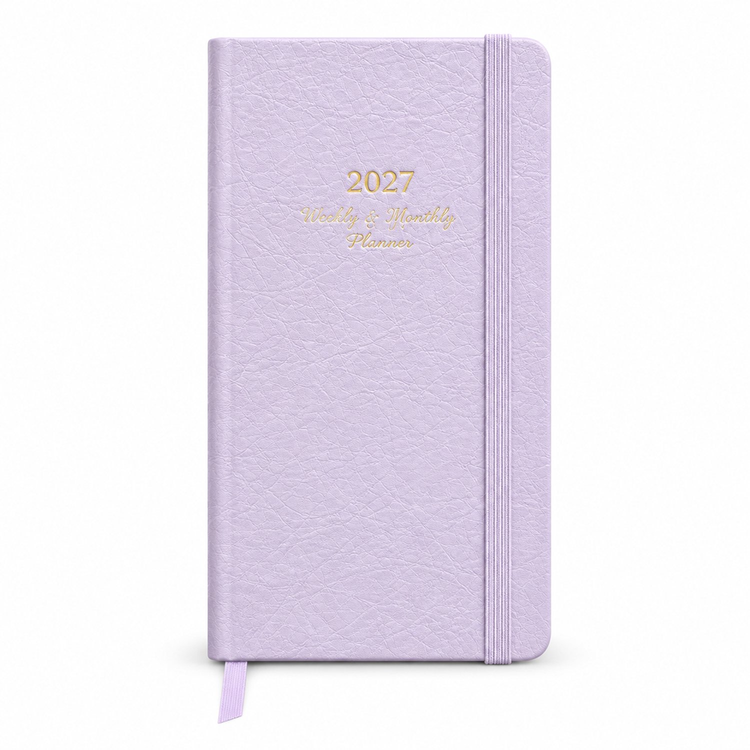 Pocket Weekagenda 2027 – 14x 9cm – Compacte zakagenda – Lila
