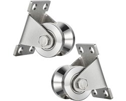 Fitness Pulley met 2 Kogellagers | 32 mm | Set van 2