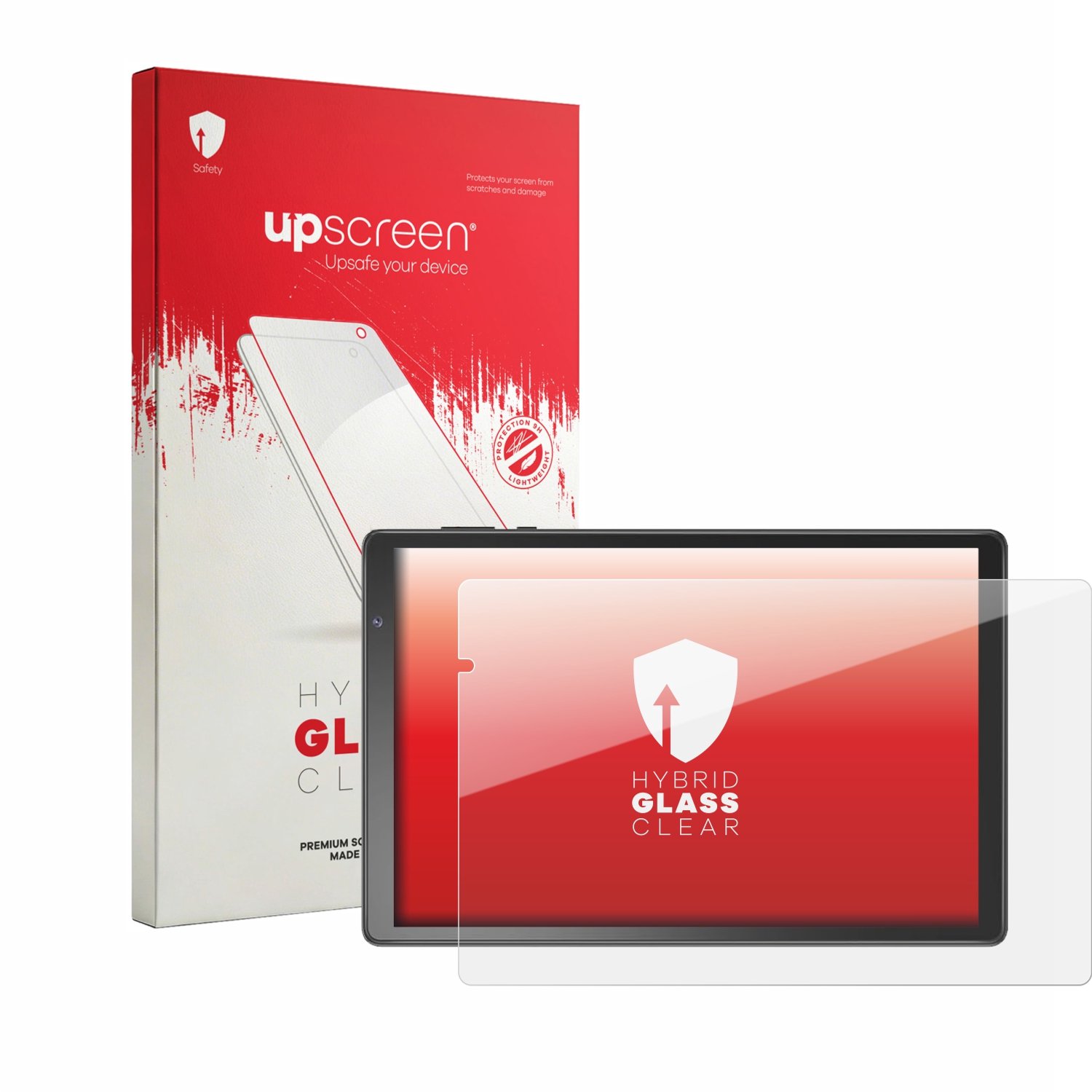 upscreen - Screenprotector voor Pritom Tronpad D10A M10 - Folie Beschermfolie Beschermglas transparant