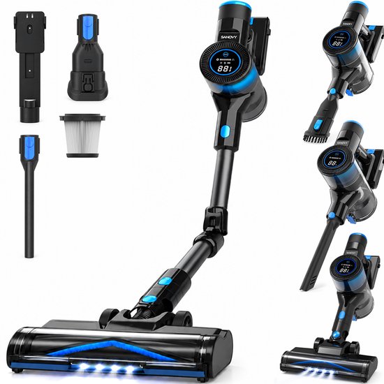 Sanovy Turbo Flex X28 Steelstofzuiger Draadloos - Zonder Zak