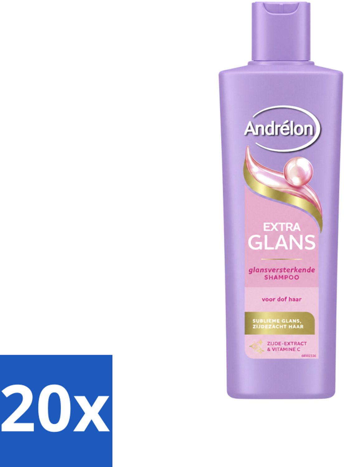 20 x Andrélon – Shampoo – Extra Glans – 250 ml - Voordeelverpakking - 20 stuks