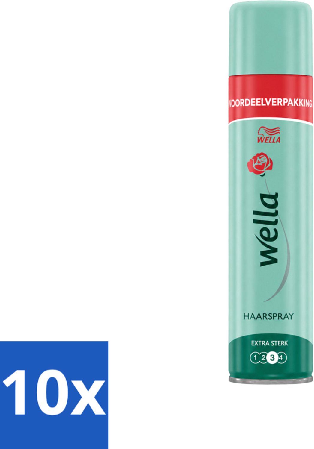 10 x Wella – Forte – Haarspray Extra Strong - 400 ml - Voordeelverpakking - 10 stuks