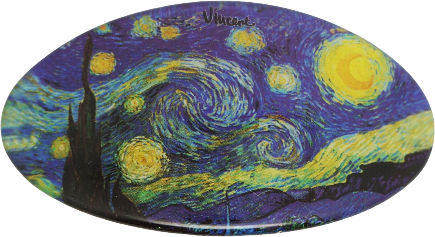 SOUV© - solide stevige duurzame Haarspeld - Haarklem - Haarclip - French barette - Patentspeld- Haaraccessoire - Beste kwaliteit - made in France speld - klemt zeer goed - glijdt niet uit -1 jaar garantie vincent van gogh