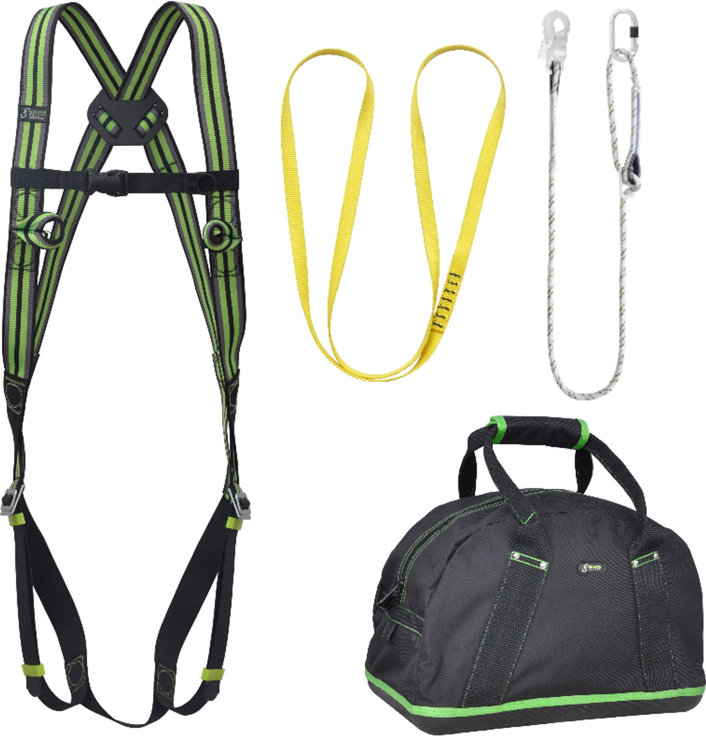 Kratos complete set valbeveiliging basic - Werkpositielijn 2m - Ankerstrop