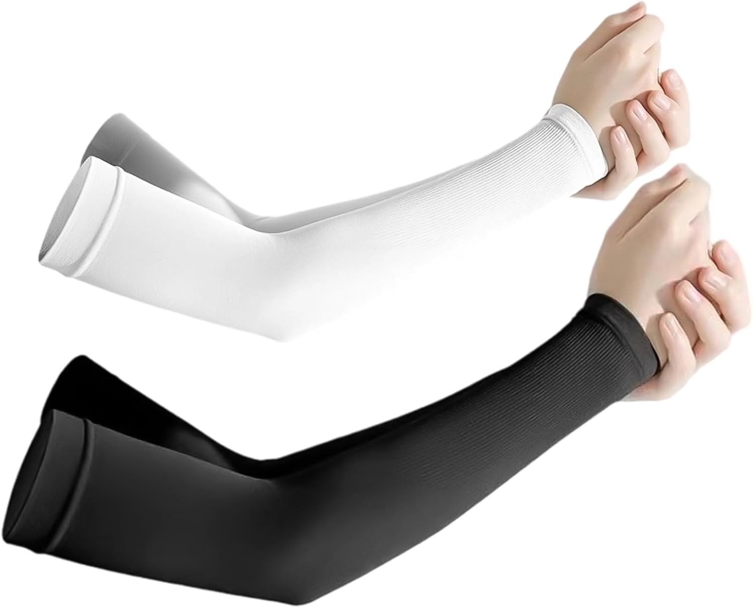 UV Beschermende Arm Warmers SPF 50+ voor Mannen en Vrouwen - Compressie, Koeling en Tattoo Bescherming voor Sport, Fietsen, Golf en Vissen - 2 Pairs