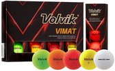 Spalding XS golfballen – 12 stuks – extra spin – multicolour - gele-oranje-roze-blauwe golfballen