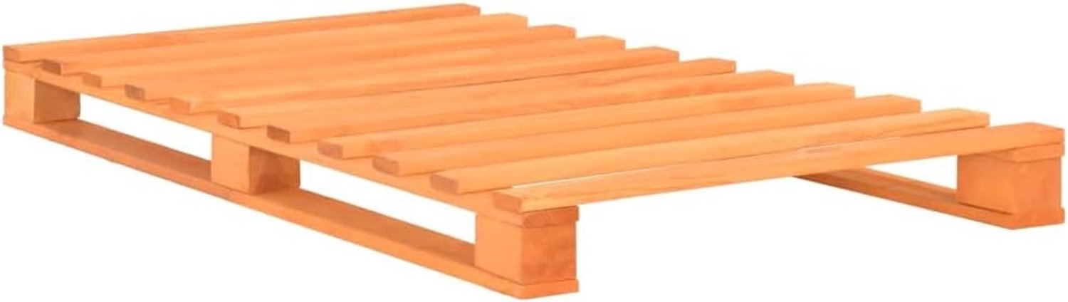 Dagbed luxe bedden hotelbedden pallet bed bruin massief hout grenen 90 × 200 cm voor slaapkamers, hotels, appartementen