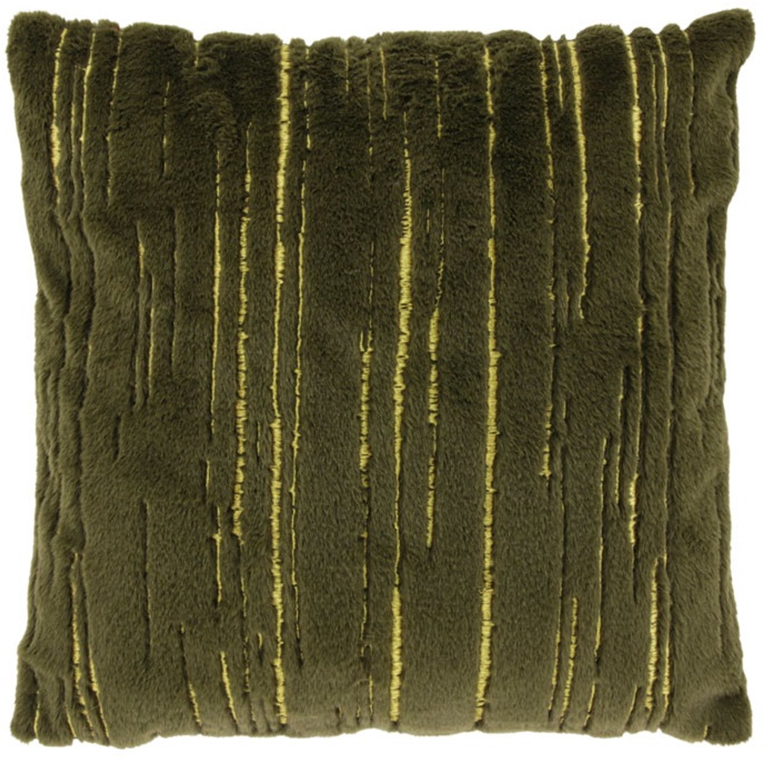 Unique Living Sierkussen Kristy - winter green - 45x45cm Groen
