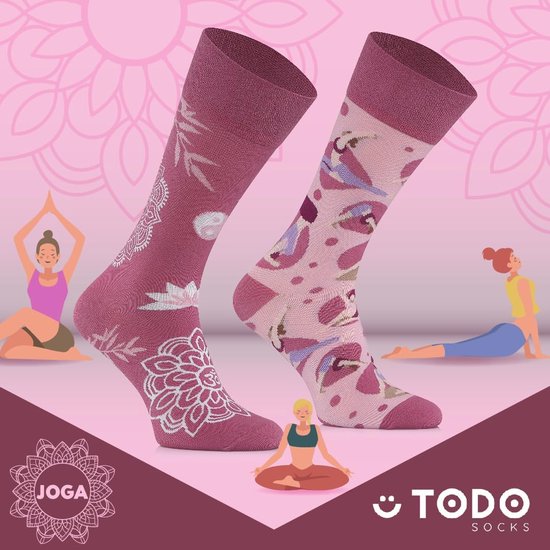 Vrolijke Sokken met Yoga Motief - Kleurrijk en Comfortabel — afbeelding 5