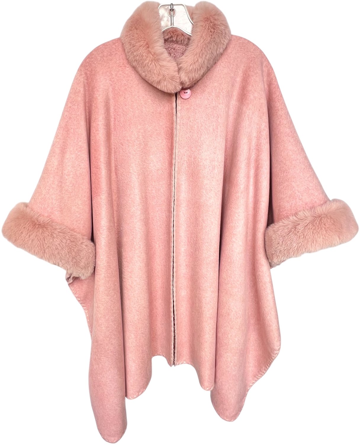 Alpaca D'Luxe Cape - Hypoallergeen - Roze - Duurzaam - Gemaakt van Alpaca Wol - Luxe Cadeau - Elegant - Dames Cape - Heren Cape - Mantel - Alpaca - Dameskleding - Herenkleding - Poncho's Dames - Poncho's Heren - Comfortabel - Zacht en van Kwaliteit