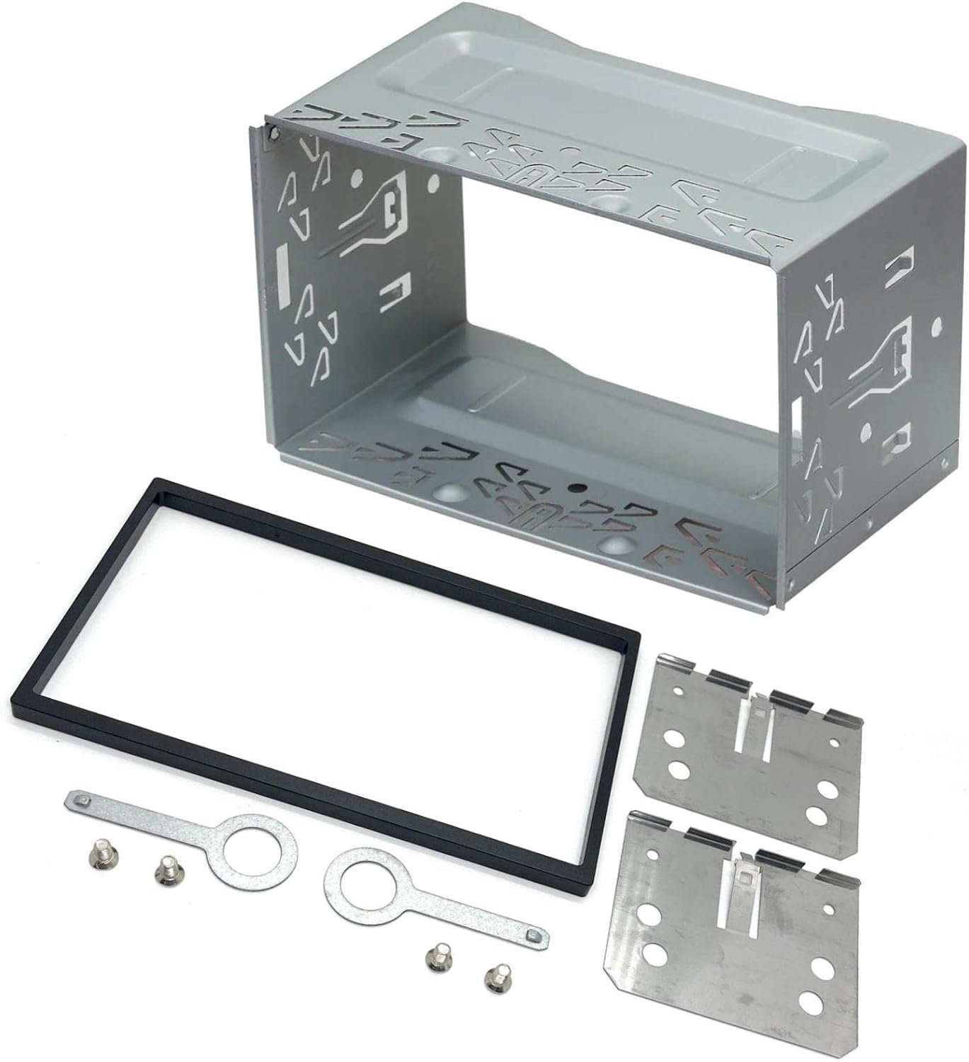 Universeel 2-DIN Metaal Radio Frame Dashboard Montage Kit