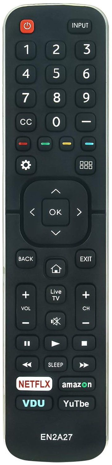 Vervang Afstandsbediening voor Hisense Televisies