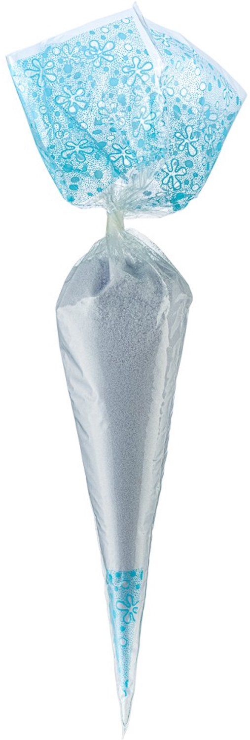 Claudius Scrubzout Lavendel - 300 gram in puntzak blauw - set van 6 stuks - Hydraterende Lichaamsscrub - Body Scrub