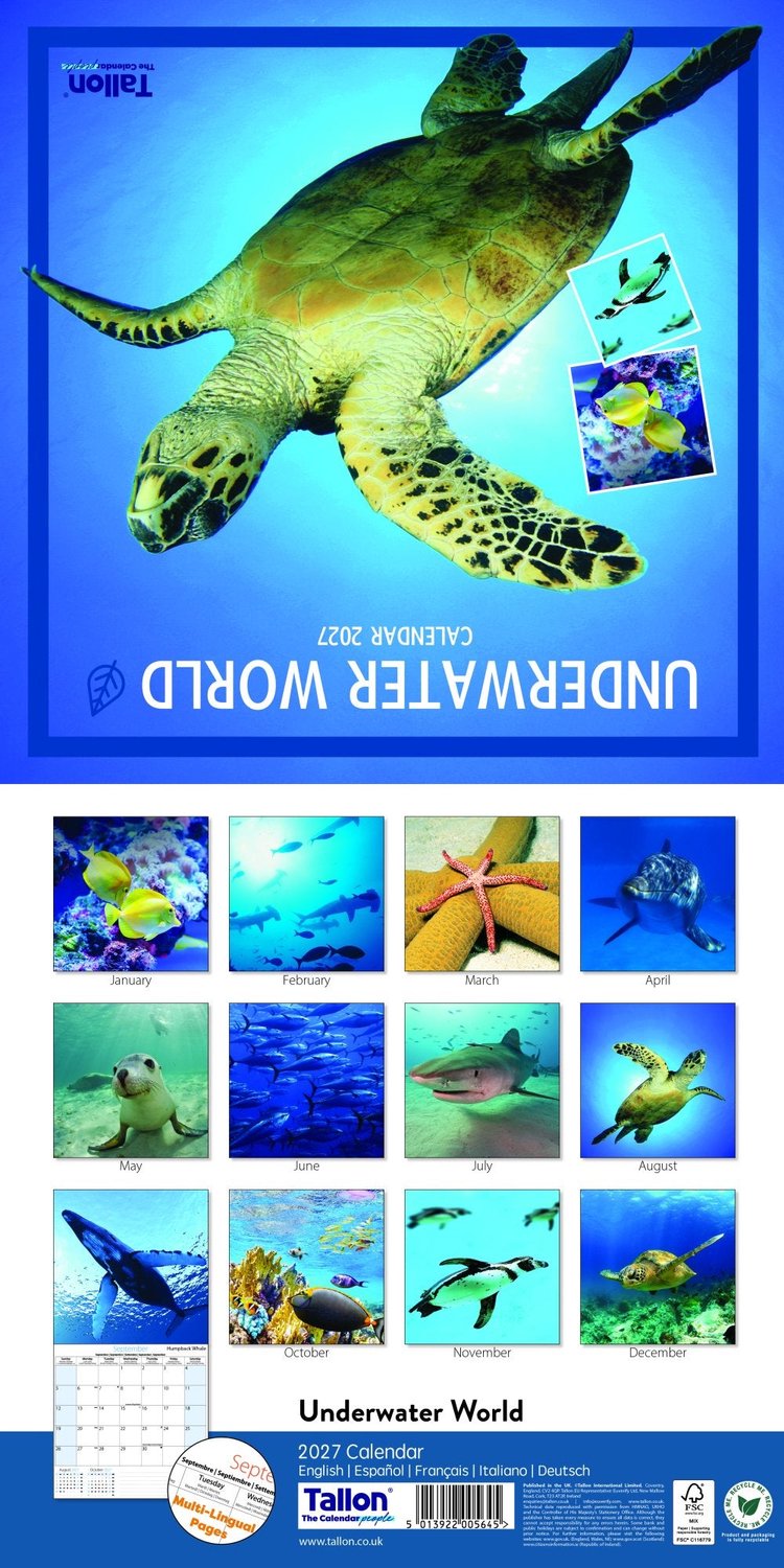 Wildlife, Birds, Sealife Kalender 2027
