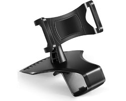 3-in-1 Auto GPS Smartphone Houder: Dashboard/Vizierklem + AC rasterclip voor Weimei Force 2 - Zwart