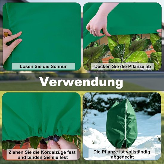 Winterbescherming voor planten, herbruikbaar, 160x240 cm — afbeelding 5
