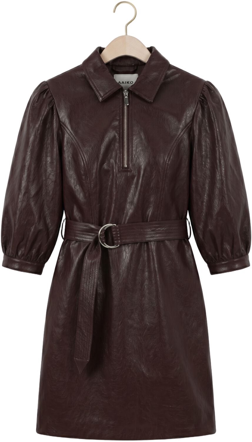 AAIKO Semira Pu 689 Dames - Jurk - Bruin - Maat XL