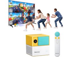 Blackview PlayPop 8 - Dunne lichte bewegingsspelconsole - zonder controller - gezinsspel voor meerdere spelers - privacy camera - Wi-Fi 6 - Bluetooth 5.0 - crèmekleur