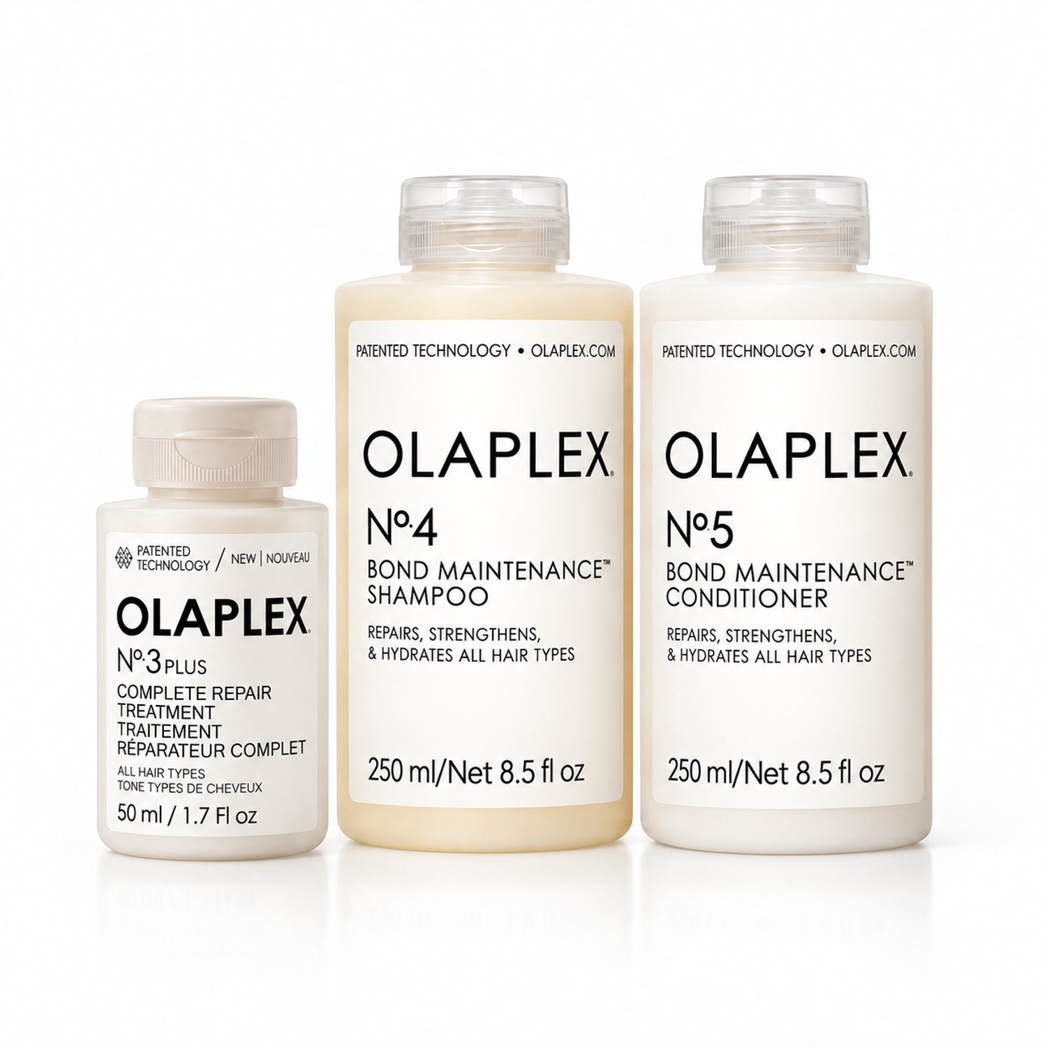 Bol.com Olaplex Triple Pack No. 3 + No. 4 + No. 5 Treatment / Shampoo / Conditioner aanbieding
