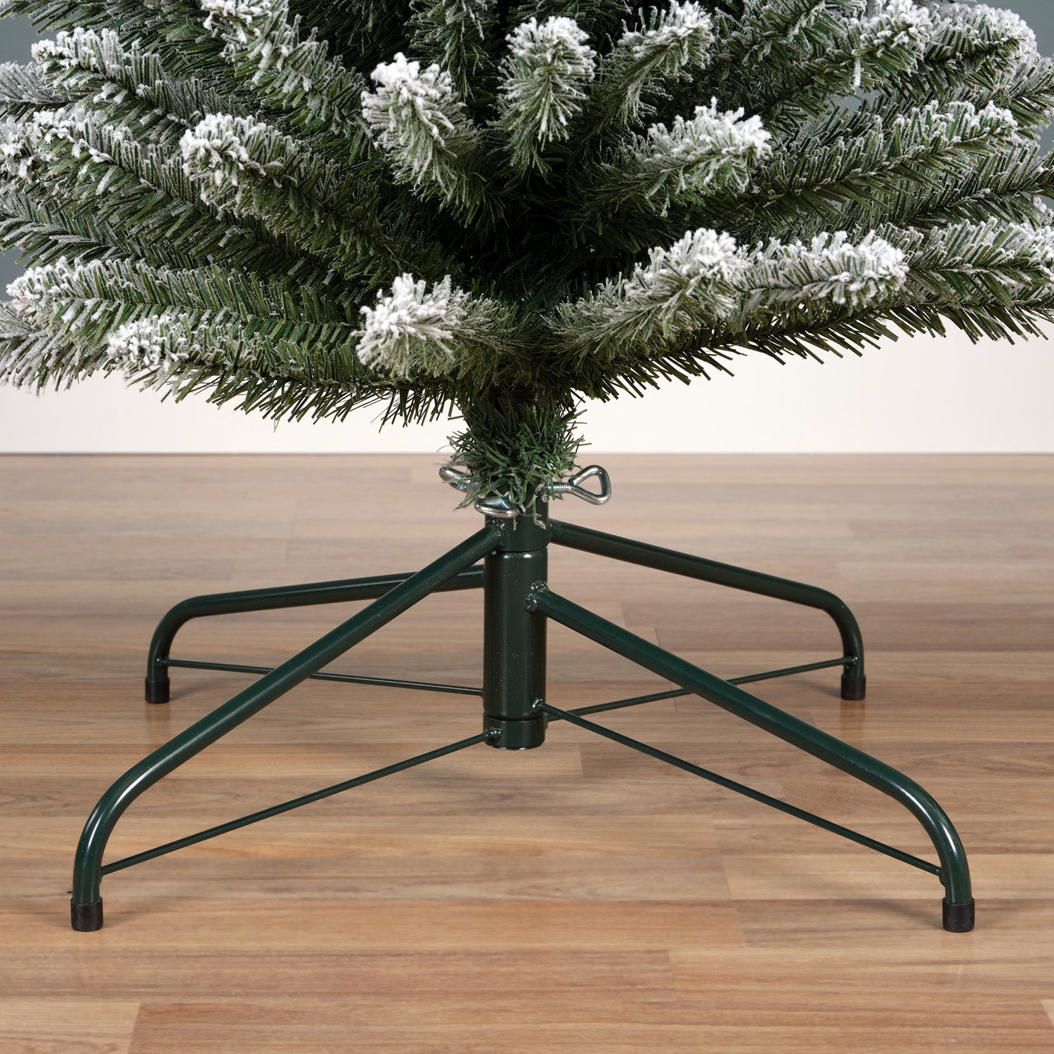 Everlands Pencil pine grote kunstkerstboom besneeuwd groen 240cm – foto 5