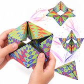 Silvergear® Magnetische Fidget Kubus Puzzel - Speed Cube - Fidget Toys - Breinbrekers - Alternatief voor Rubiks Cube - Educatief STEM Speelgoed - 6 x 6 x 6 cm - Friemelkubus - Friemel, ADHD, Anti Stress Speelgoed - Multicolor - Silvergear