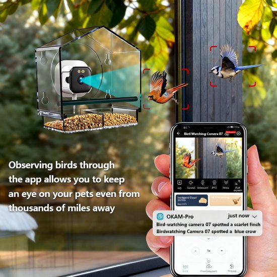 2K-raamcamera - Raamcamera Tegen Raam - Met Wifi & Live Beeld - raamcamera Met Nachtzicht & Bewegingsdetectie - nachtzicht - Binnen Beveiligingscamera - Opname -bewegingsdetectie - Eenvoudige Installatie — afbeelding 2