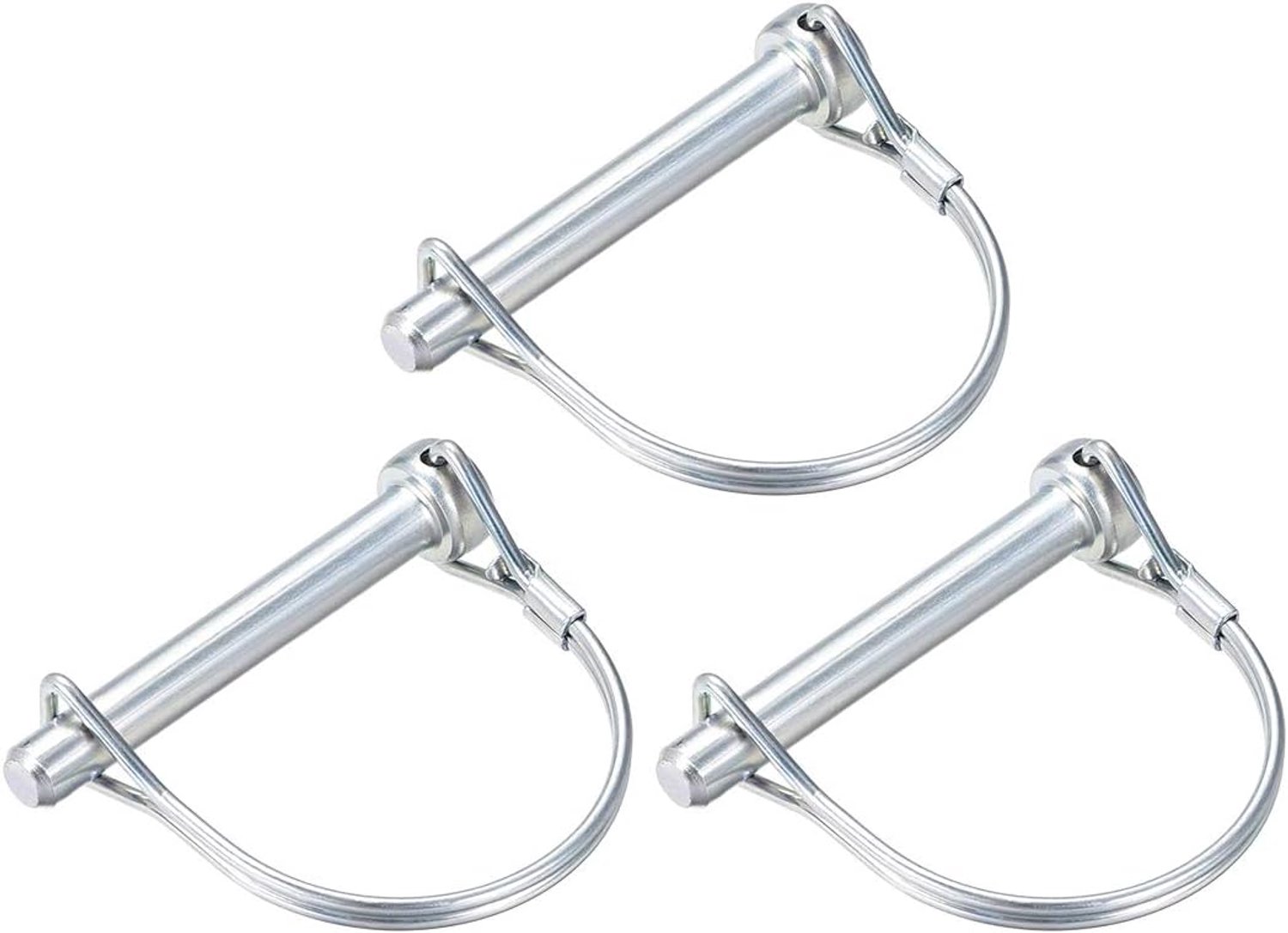 asvergrendelingspen 8 mm x 60 mm - 3 stuks - geschikt voor boerderijaanhangers en gazontuin - m-winkel
