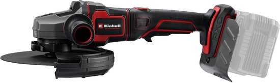 Einhell Professional Accu Haakse Slijper TP-AG 36/230-24 Li BL Solo - Power X-Change - 36 V/Li-ion - Koolborstelloze motor - Ø230 mm - 6.600 t/min - Max. Snijdiepte: 70 mm - Excl. Accu, Lader en Slijpschijf