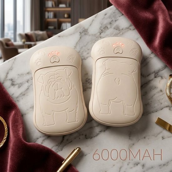 2 Stuks Oplaadbare Handwarmer USB – Elektrische Handverwarmers voor Herfst en Winter – Draagbare Handwarmers voor Binnen en Buiten – Compacte Handverwarmer in Wit – Herbruikbare Handwarmers voor Koude Dagen – Cadeau voor Dames en Heren — cadeau in Sport & Outdoor - foto 4