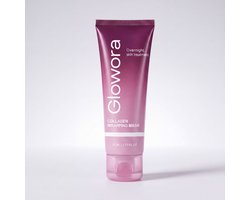 Glowora Collageen Wrapping Masker - Peel Off Nachtmasker - Anti Rimpel & Verstevigend Gezichtsmasker - met Collageen, Niacinamide & Hyaluronzuur - 75 ml