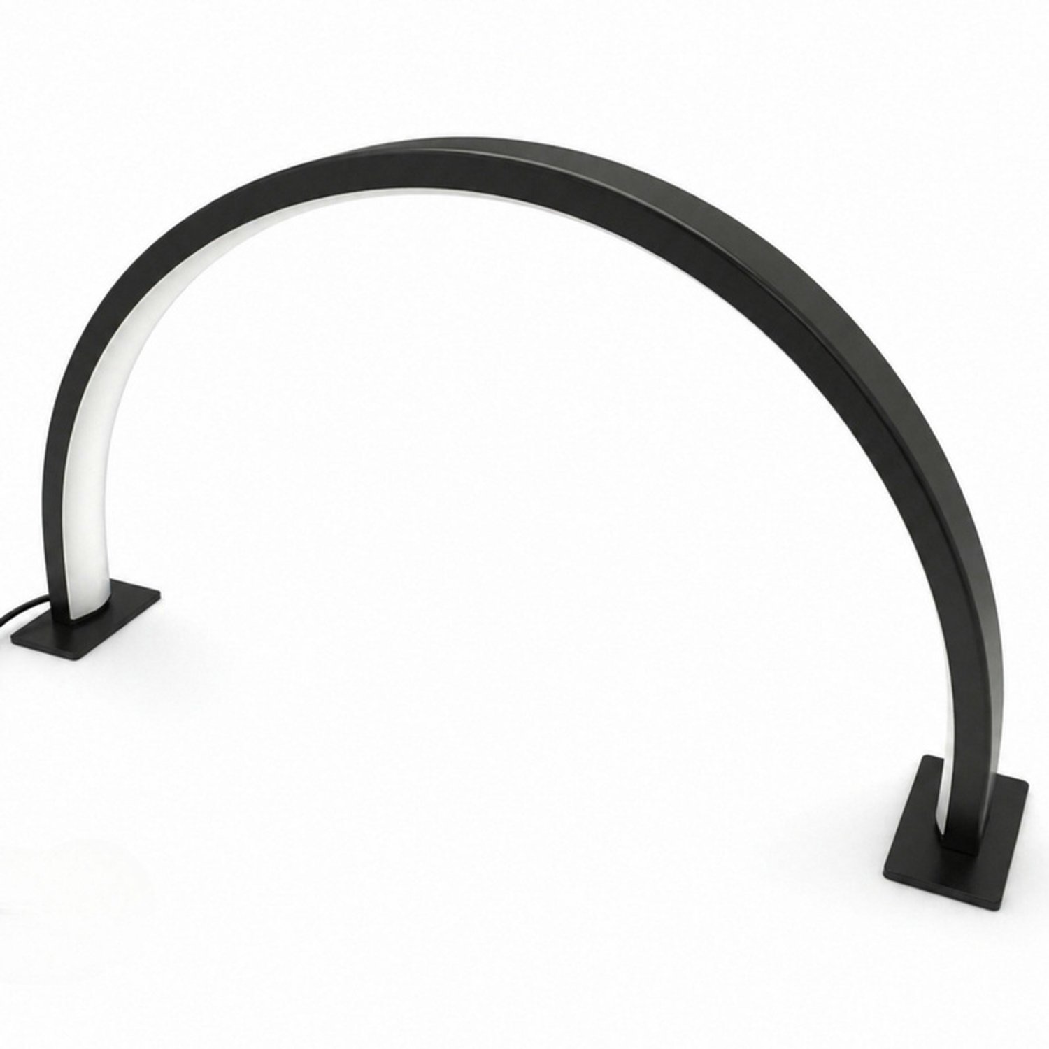 Hauskraft - Halve Maan Lamp - Manicure Lamp - LED Bureaulamp - 40 cm - Dimbaar - 3 Lichtkleuren - USB - Zwart