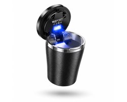 Wieport - Asbak Auto met Deksel - Keramisch Vlam Bestendig - LED
