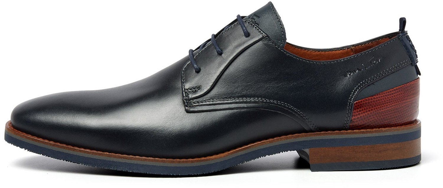 VANLIER - Heren Schoenen - Blauw - Maat 39