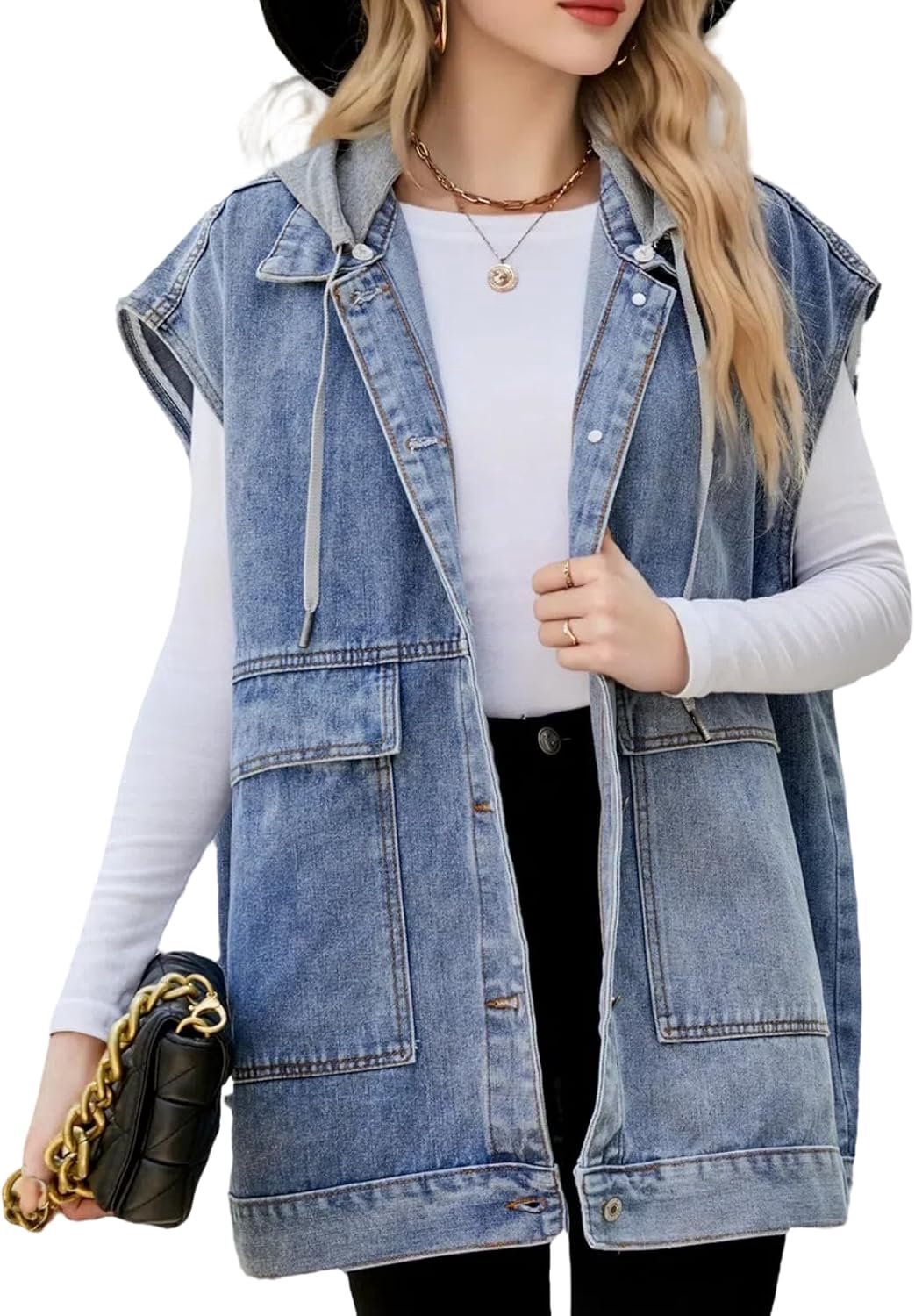 Jeansvest voor Vrouwen