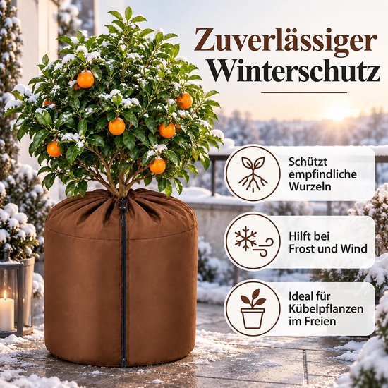 Winterbescherming voor planten, 50x45 cm — afbeelding 4