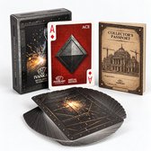 Speelkaarten voor Verzamelaars – Luxe Pokerkaarten – Premium Metal Design – 8-delige Construction Series – Collector Passport – IVANKART